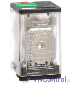 Rơ le trung gian SCHNEIDER 788XCXRM4L-24A 24VAC 11 chân dẹt 10A