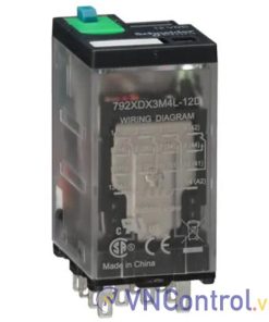 Rơ le trung gian SCHNEIDER 792XDX3M4L-12D 12VDC 14 chân dẹt 6A