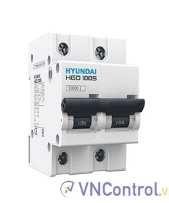 MCB Hyundai HGD100S 2P 100A 10kA
