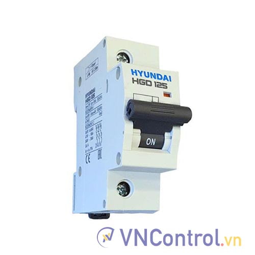 MCB Hyundai HGD125 1P 100A 10kA