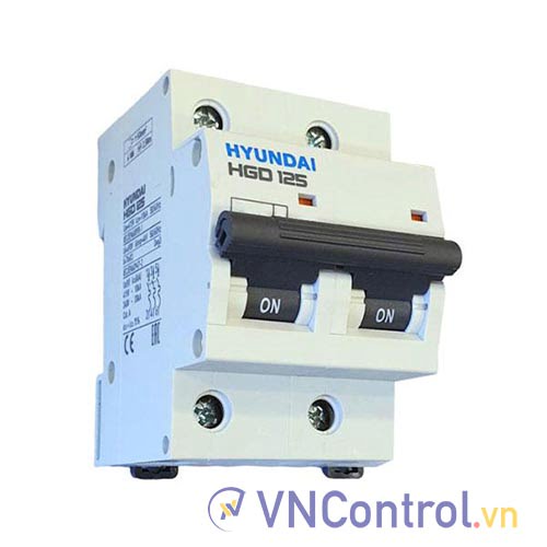 MCB Hyundai HGD125 2P 80A 10kA