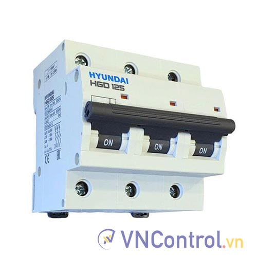 MCB Hyundai HGD125 3P 125A 10kA