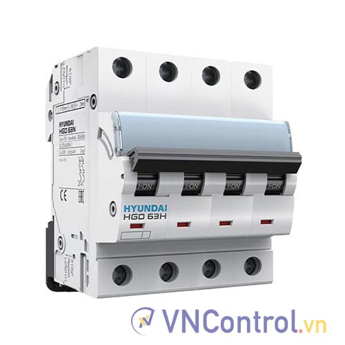MCB Hyundai HGD63H 4P 16A 10kA