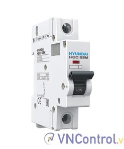 MCB Hyundai HGD63M 1P 10A 6kA