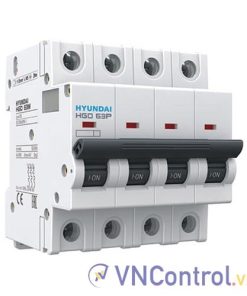 MCB Hyundai HGD63P 4P 10A 10kA