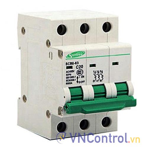 MCB Suntree SCB8-63 50A 10kA 3P