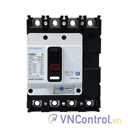 MCCB Hyundai HGM125S-F 4P 20A 26kA