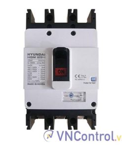 MCCB Hyundai HGM125H-F 3P 100A 38kA