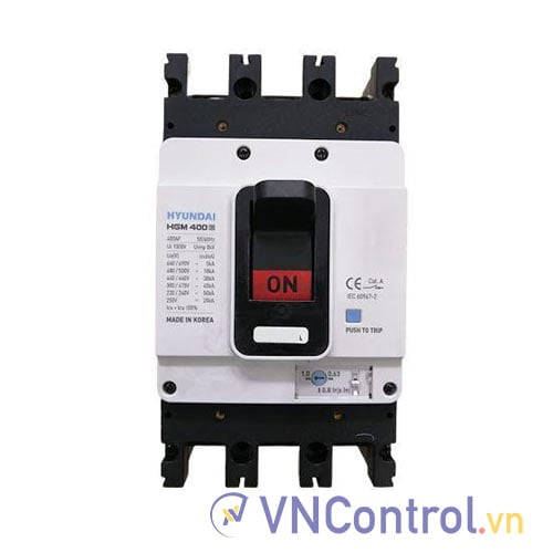 MCCB Hyundai HGM400S-F 3P 300A 65kA