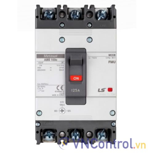 MCCB chỉnh dòng LS ABS103c FMU (60- 80A) 37kA 3P