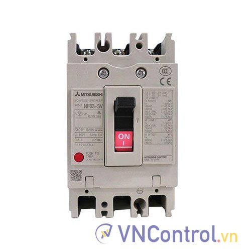 MCCB Mitsubishi NF63-SV 3P 20A 7.5kA