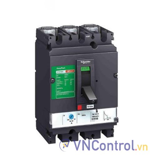 MCCB Schneider chỉnh dòng LV525302 (140-200A) 25kA 3P