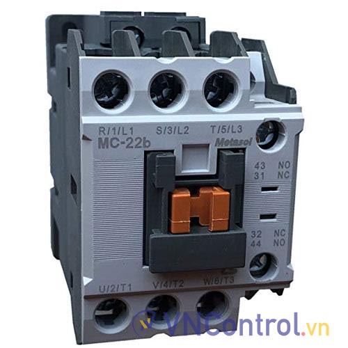 Công tắc tơ 3 pha LS MC-22b 48VAC 22A 11kW 1NO+1NC