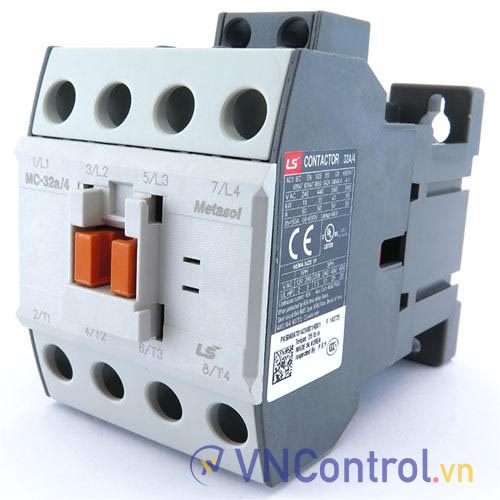 Công tắc tơ 4 cực (4NO) LS MC-32a/4 220VAC 32A 15kW