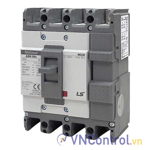 Aptomat khối (MCCB) LS ABN64c 20A 4P 18kA