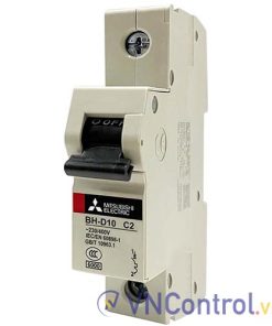 Aptomat cài MITSUBISHI BH-D10 1P 2A 10kA C N .