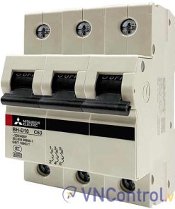 Aptomat cài MITSUBISHI BH-D10 3P 63A 10kA C N .
