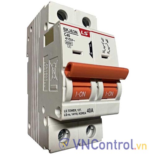 Aptomat cài LS BKJ63N 2P C40A 6kA