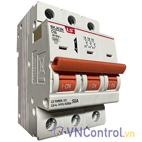 Aptomat cài LS BKJ63N 3P C50A 6kA