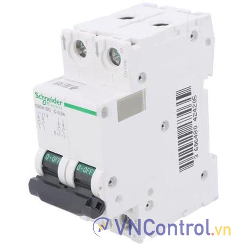 Aptomat cài SCHNEIDER A9N61520 2P, 0.5A, 6kA