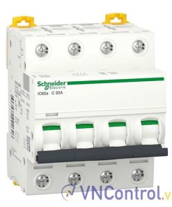 Aptomat cài SCHNEIDER A9F64425 4P, 25A, 6kA