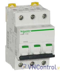 Aptomat cài SCHNEIDER A9F74302 3P, 2A, 50kA