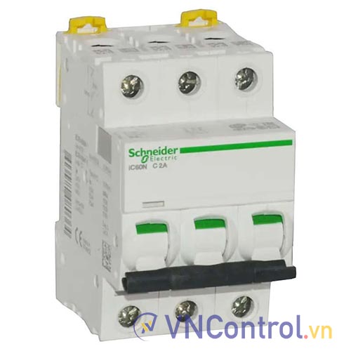 Aptomat cài SCHNEIDER A9F74302 3P, 2A, 50kA