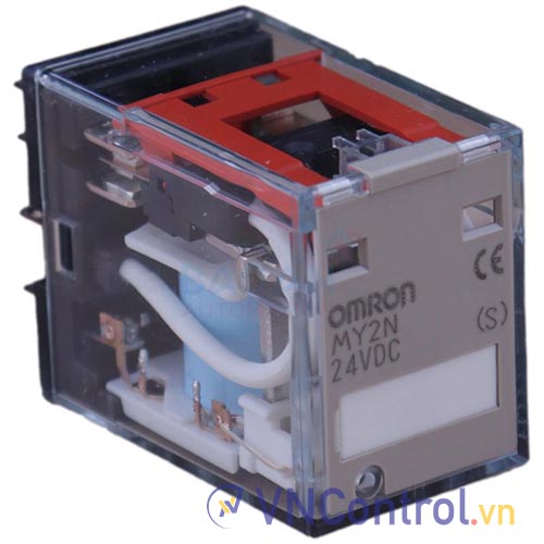 Relevador My2n Dc24(d2) Omron 24vdc Con Base