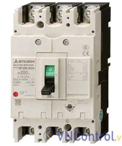 Aptomat chỉnh dòng MITSUBISHI NF250-SGV 3P 140-200A 36KA .