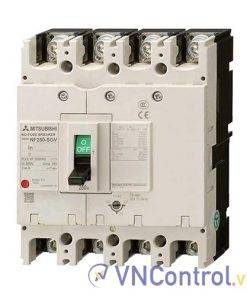 Aptomat chỉnh dòng MITSUBISHI NF250-SGV 4P 125-160A 36KA .