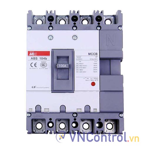Aptomat khối (MCCB) LS ABS104b 60A 4P 42kA