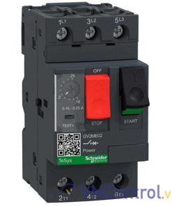 Aptomat bảo vệ động cơ SCHNEIDER GV2ME02