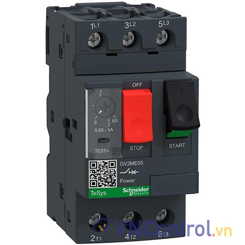 Aptomat bảo vệ động cơ SCHNEIDER GV2ME05