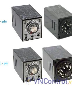 Bộ đặt thời gian đa năng IDEC GT3A-3AD24 24VAC/DC, 180h, 8 chân tròn