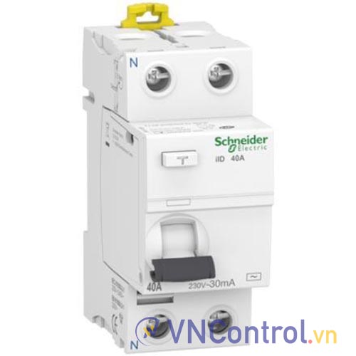 Aptomat chống giật (RCCB) SCHNEIDER A9R11240 1P+N 40A 30mA 