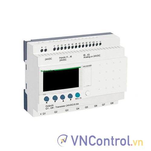 PLC Schneider SR2B202BD 24V (12 in/8 out Relay)