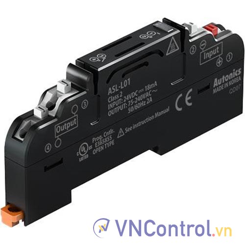 Khối kết nối SSR (Loại không dùng vít) AUTONICS ASL-L01SR0-PY 