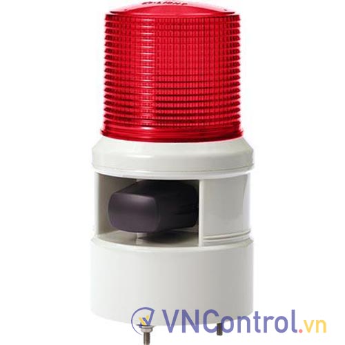 Đèn cảnh báo gương xoay bóng sợi đốt tích hợp còi QLIGHT S100DL-WV-220-R