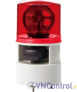 Đèn xoay cảnh báo QLIGHT S125D-WA-110-R 110VAC D115 còi đa âm màu đỏ