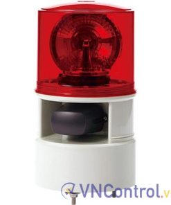Đèn xoay cảnh báo QLIGHT S125DLR-WV-220-B 220VAC D115 còi đa âm màu xanh