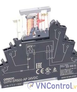 Rơ le I/O mỏng OMRON G2RV-SR500-AP AC/DC24 BY OMB