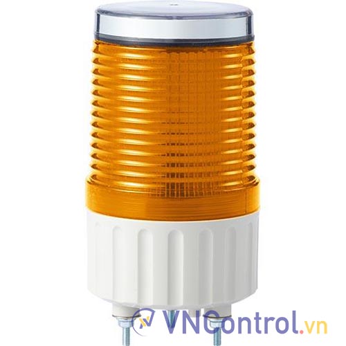 Đèn cảnh báo năng lượng mặt trời QLIGHT S80SOL-A D80 màu hổ phách