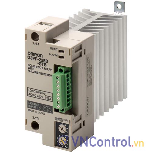 Rơ le bán dẫn 1 pha OMRON G3PF-225B-STB DC24 tải: 25A 220VAC