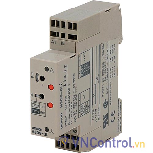 Bộ định thời sao-tam giác OMRON H3DS-GLC OMI 24-230VAC/24-48VDC