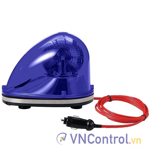 Đèn xoay cảnh báo gắn xe QLIGHT SKMLR-12-B 12VDC màu xanh