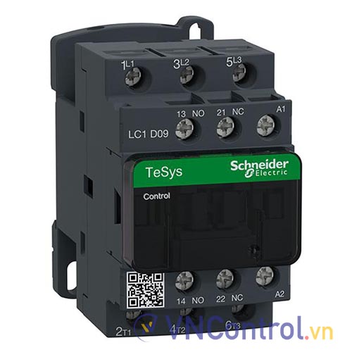 Công tắc tơ 3 pha SCHNEIDER LC1D09FL 110VDC 9A 4kW 1NO+1NC