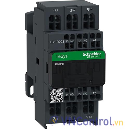 Công tắc tơ 3 pha SCHNEIDER LC1D093P7 220VAC 9A 4kW 1NO+1NC
