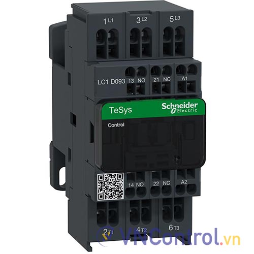 Công tắc tơ 3 pha SCHNEIDER LC1D093U7 220VAC 9A 4kW 1NO+1NC