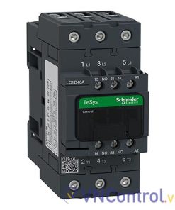Công tắc tơ 3 pha SCHNEIDER LC1D40AED 48VDC 40A 18.5kW 1NO+1NC