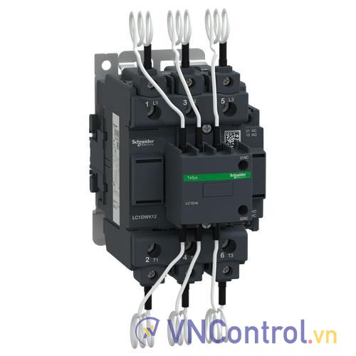 Contactor tụ bù SCHNEIDER LC1DWK12G7 110VAC 63kVAR 1NO+2NC